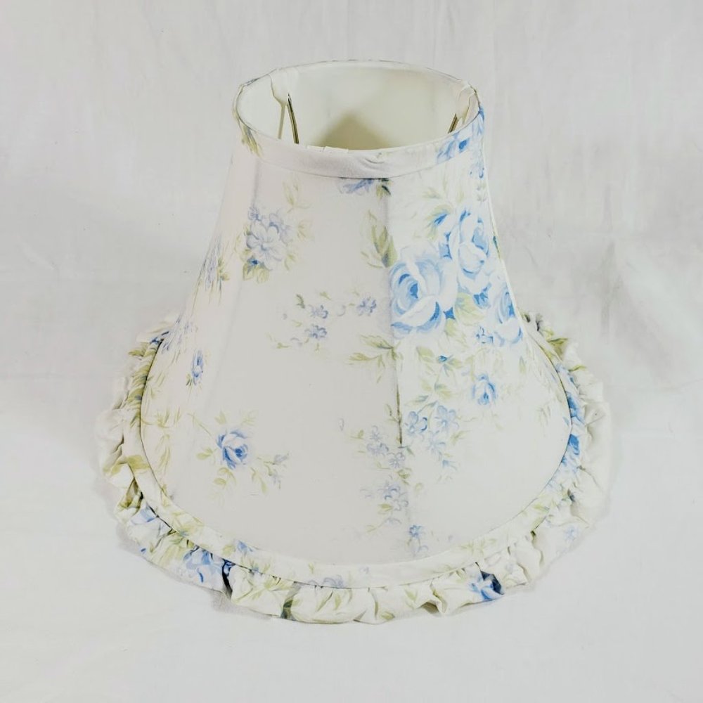 Simply Shabby Chic Rachel Ashwell British Rose Lamp Shade Blue Cottage Beach - Picture 3 of 4